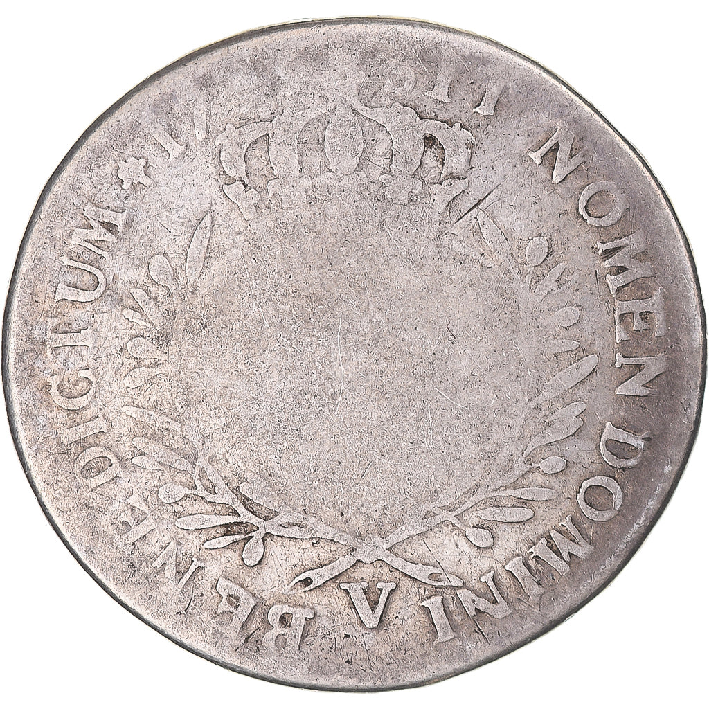 Munten, Frankrijk, Louis XV, 1/2 Ecu aux branches d'olivier, 1733, Troyes, ZG+