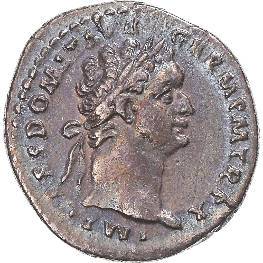 Domitian, Denarius, 90-91, Rome, Silver, AU(50-53), RIC:721
