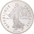 Moneda, Francia, Semeuse, 5 Francs, 2001, Paris, BE, tranche relief, FDC, Plata