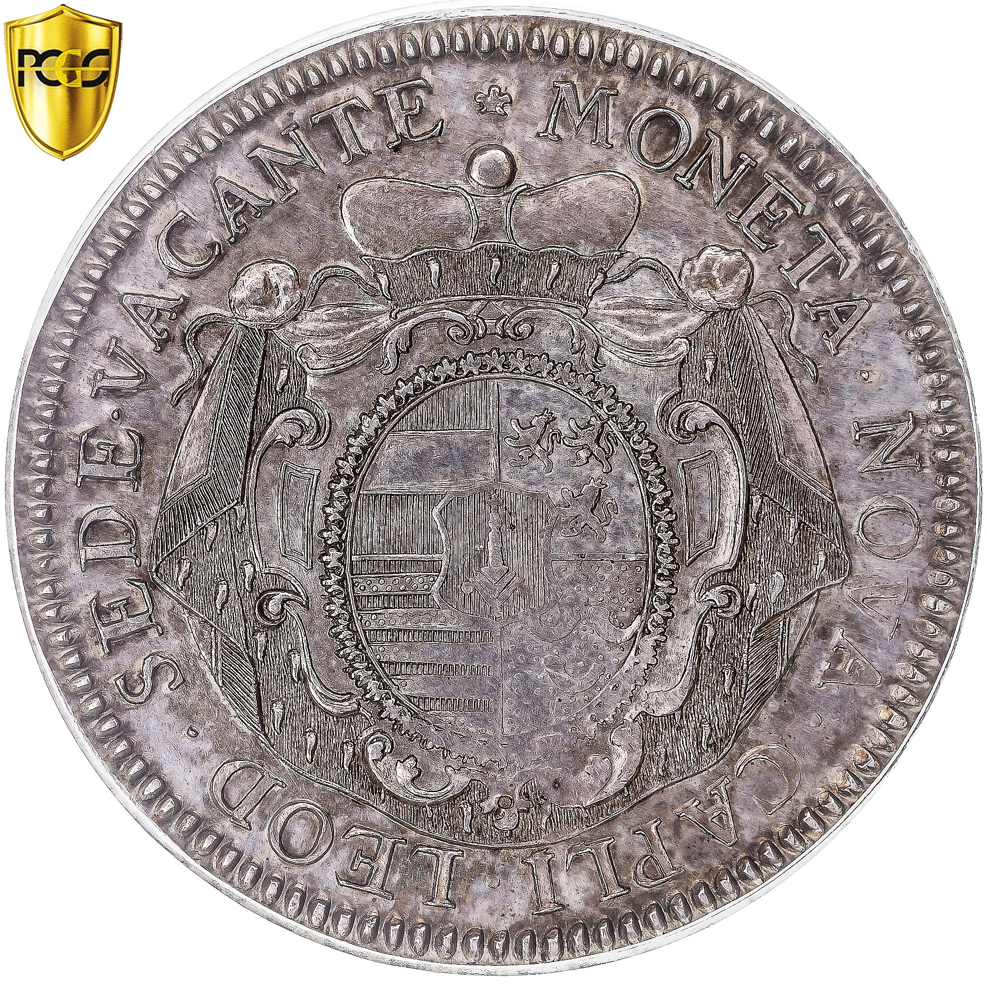 Hochstift Lüttich, Sede Vacante, Patagon, 1784, Liege, Silber, PCGS, Cleaned