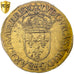 França, Louis XIII, Ecu d'or, Écu d'or, 1633, Paris, Dourado, PCGS, AU