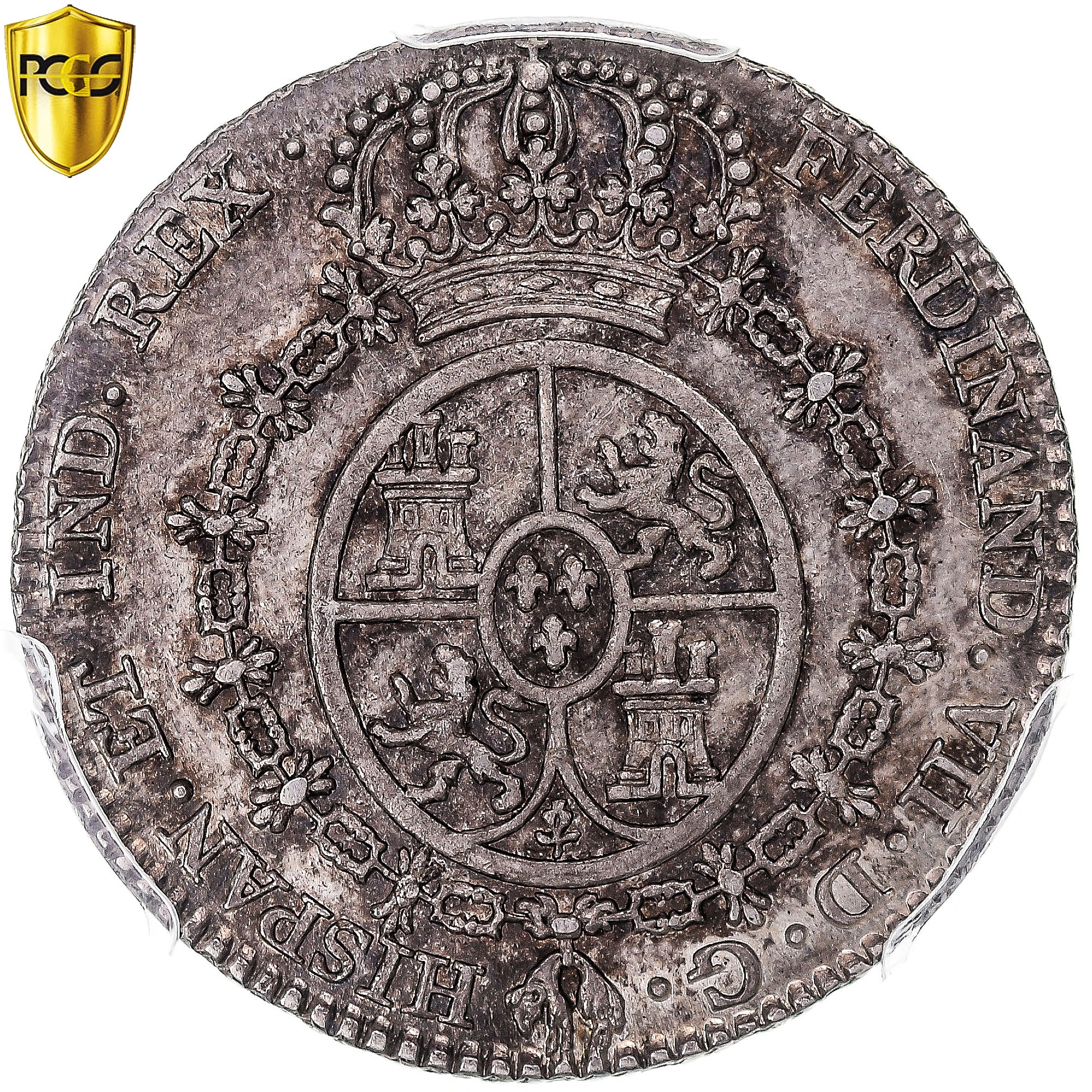 Spain, Medal, Ferdinand VII, Proclamation Medal, 1808, graded, PCGS, MS62