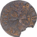 Moneda, Francia, Nivernais, Jean Tristan, Denier, 1265-1270, Nevers, BC+