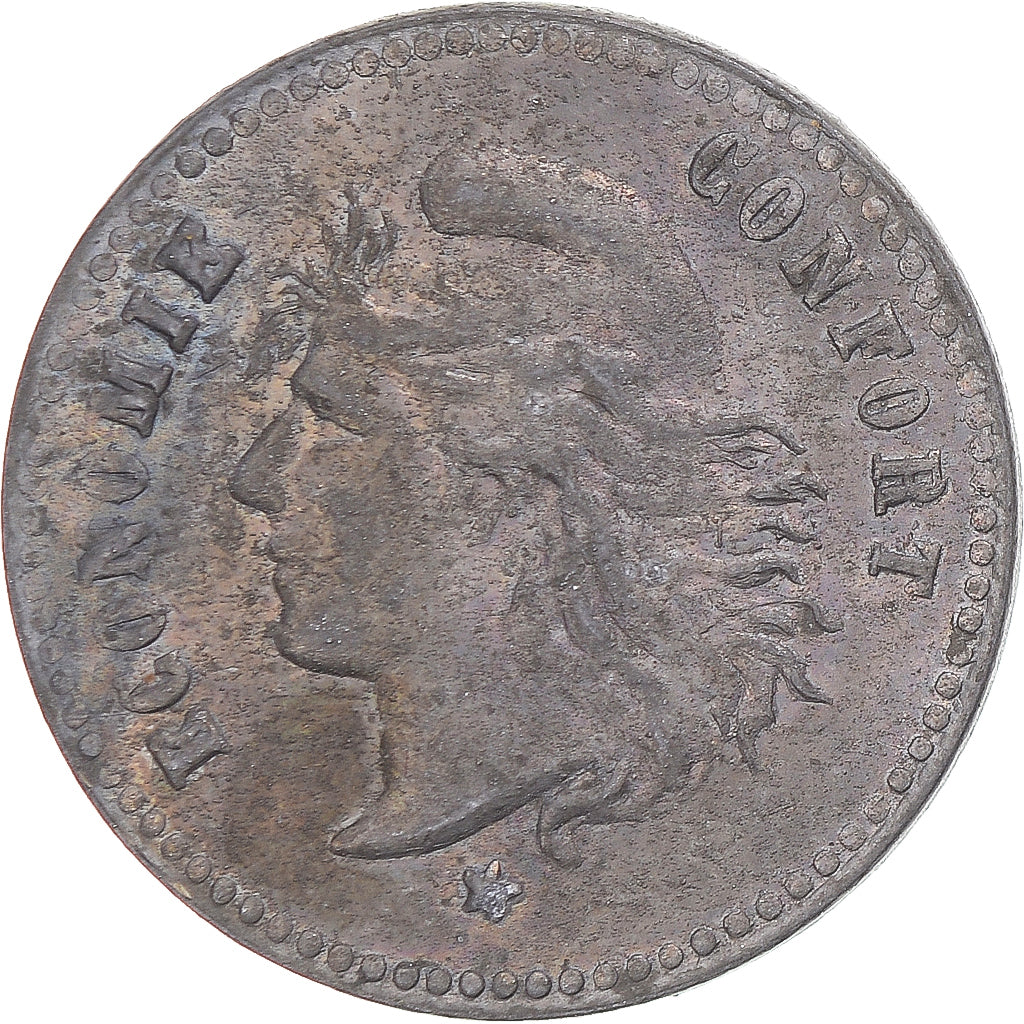 Francia, Advertising Token, Talons tournants, WOOD MILNE, BB+, Brass covered