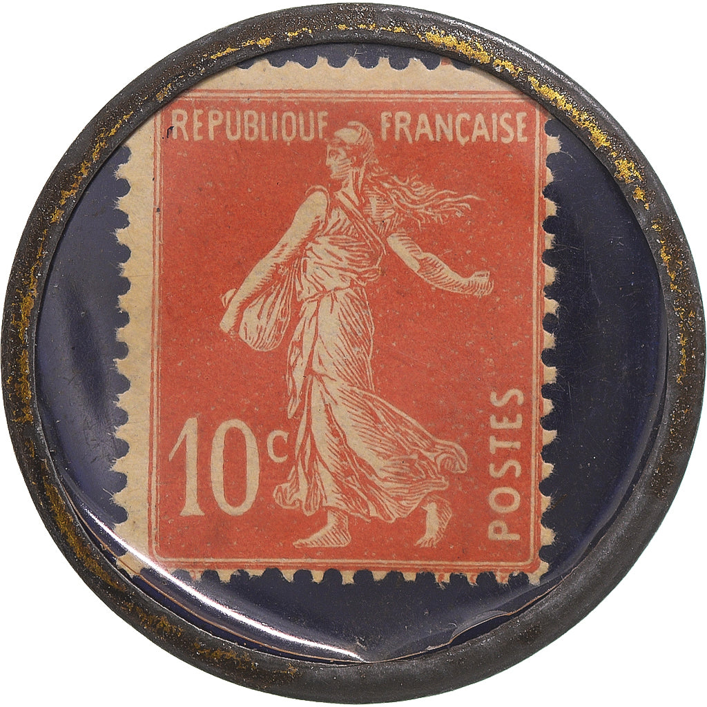 Monnaie, France, Conserves de Poissons Gargantua, 10 Centimes, Timbre-Monnaie