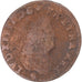 Coin, France, Louis XIV, 2 Deniers, 1708, Strasbourg, VF(20-25), Copper, KM:309