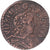 Coin, Spain, Catalonia, Louis XIV, Seiseno, 1646, Barcelona, AU(50-53), Copper