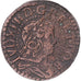 Coin, Spain, Catalonia, Louis XIV, Seiseno, 1646, Barcelona, AU(50-53), Copper