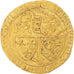 Francia, Henri VI, Salut d'or, 1423-1436, Dijon, Oro, MB+, Duplessy:443A