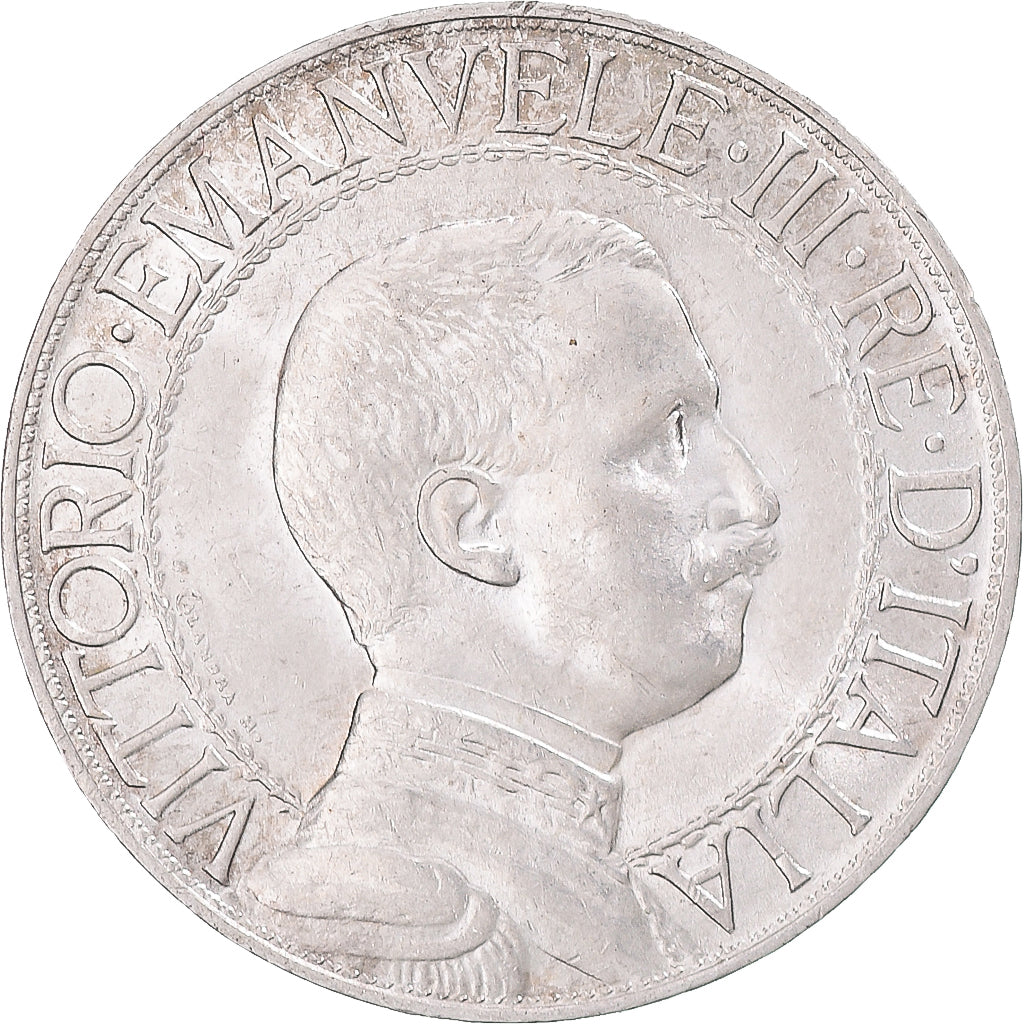 Coin, Italy, Vittorio Emanuele III, Lira, 1913, Rome, MS(60-62), Silver, KM:45