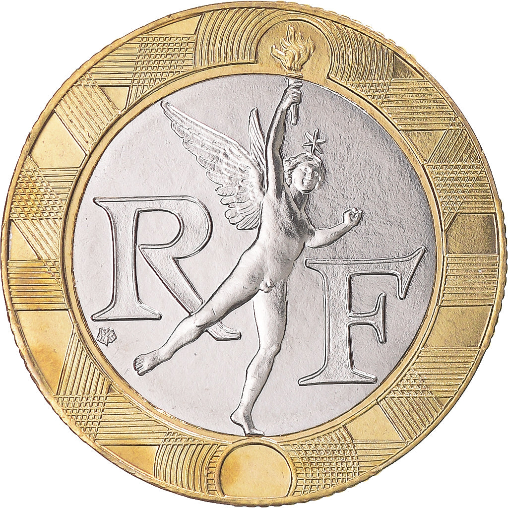 Moneta, Francia, Génie, 10 Francs, 1991, Monnaie de Paris, BU, FDC