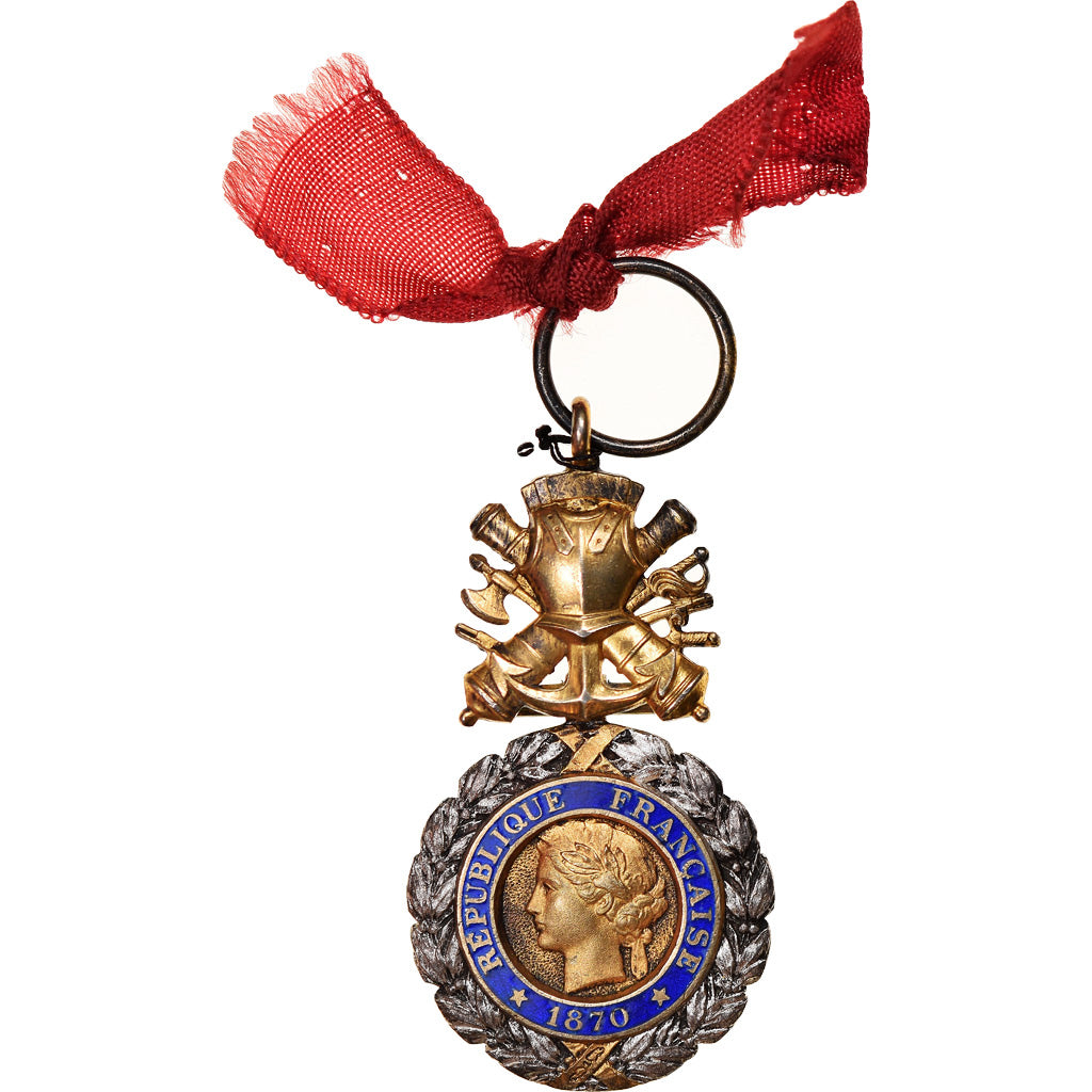 Francja, Troisième République, Valeur et Discipline, Medal, 1870, Bardzo dobra