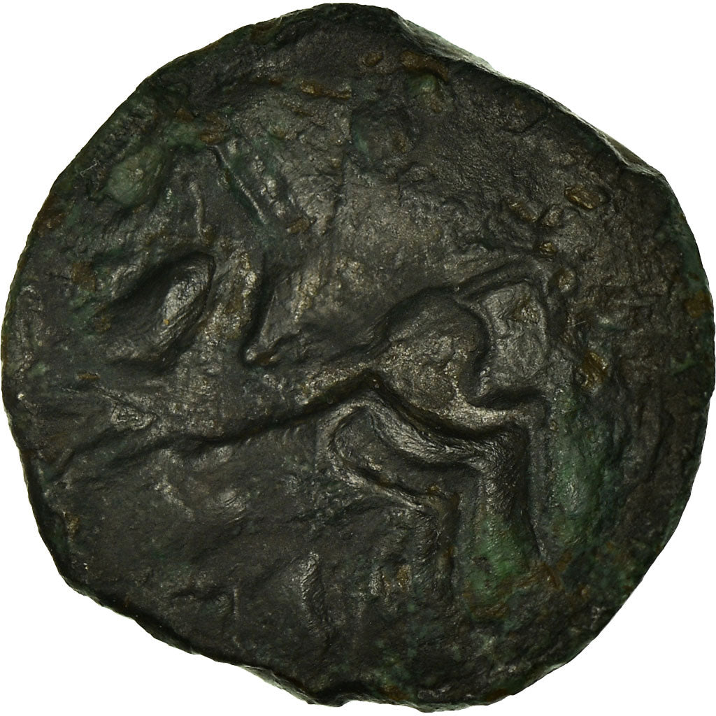 Munten, Aulerques Éburovices, Bronze Æ, ZF, Bronze, Delestrée:2451