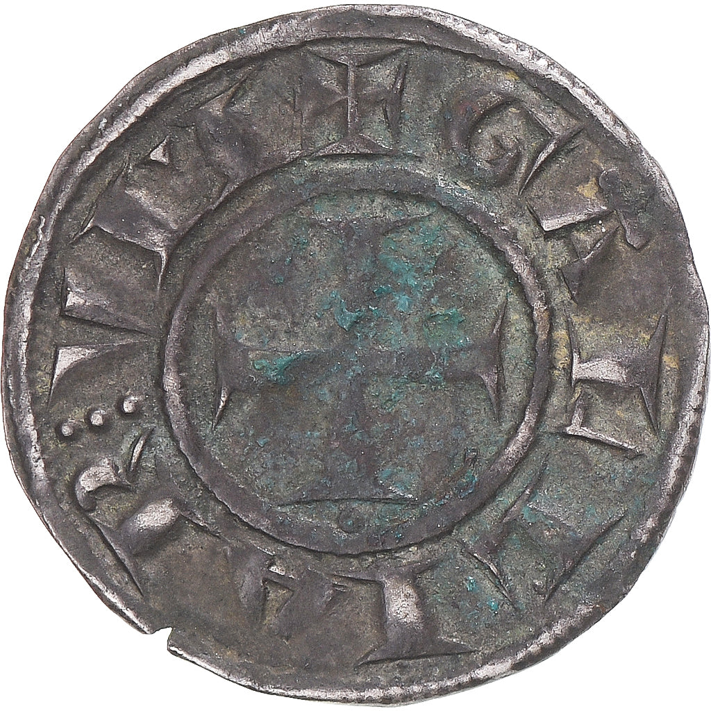 Monnaie, France, Archevêché de Lyon, Denier, 1200-1260, Lyon, TTB+, Billon