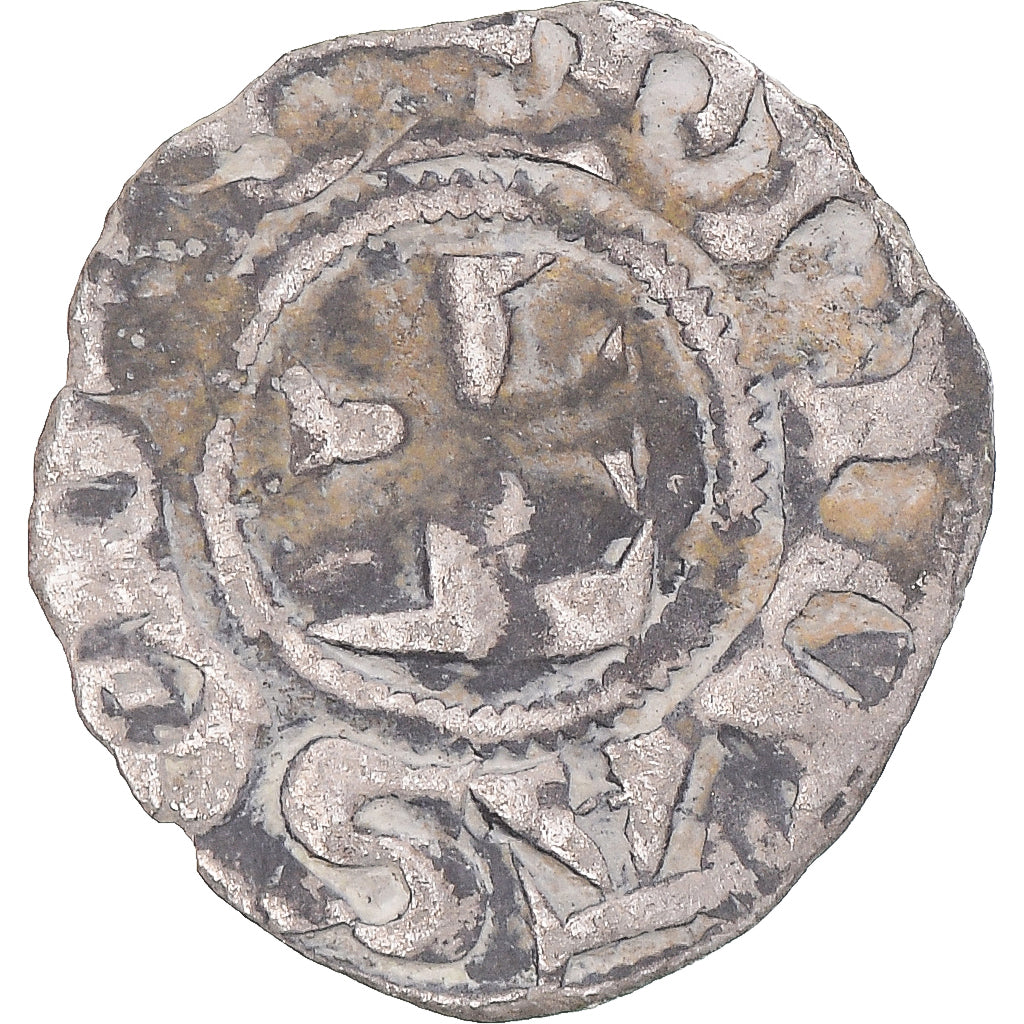 Monnaie, France, Archevêché de Lyon, Obole, 1200-1260, Lyon, TB+, Billon