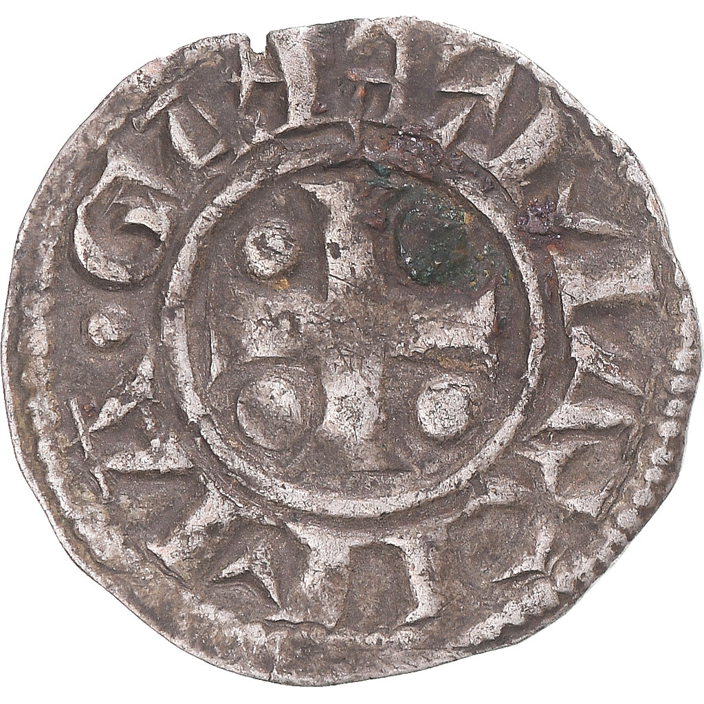 Moneda, Francia, Archevêché de Vienne, Denier, ca. 1150-1200, Vienne, MBC+