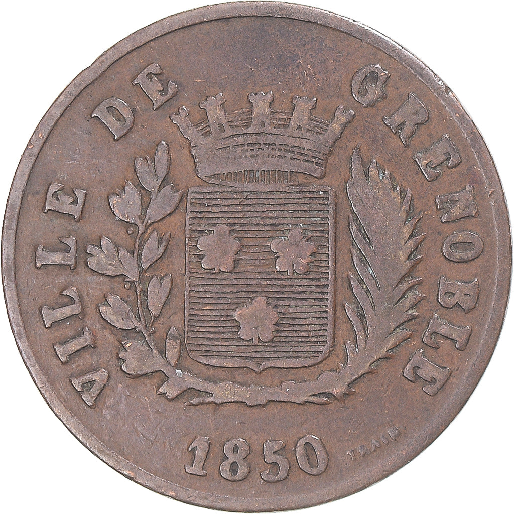 ficha, Francia, Ville de Grenoble, association alimentaire, Viande, 1850, BC+