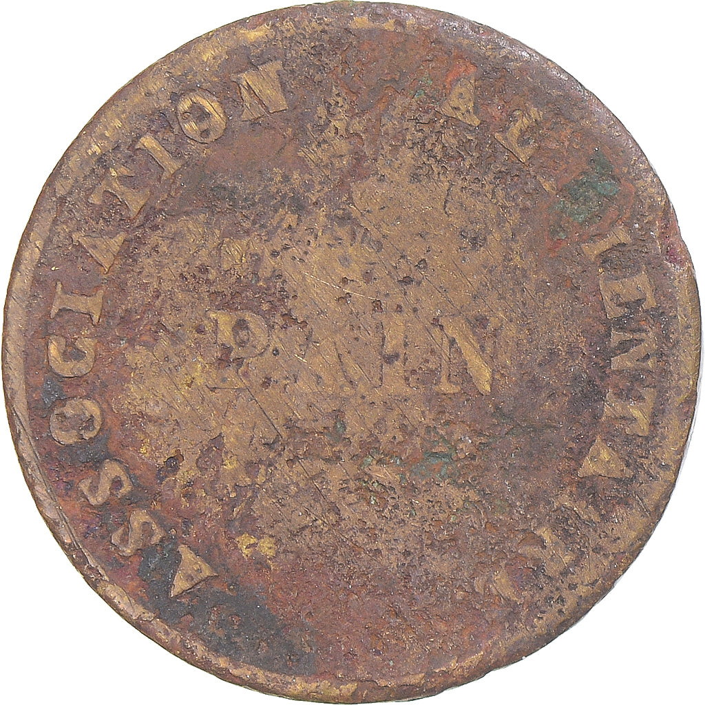 jeton, France, Ville de Grenoble, association alimentaire, PAIN, 1850, B, Laiton