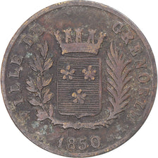 token, France, Ville de Grenoble, association alimentaire, PAIN, 1850
