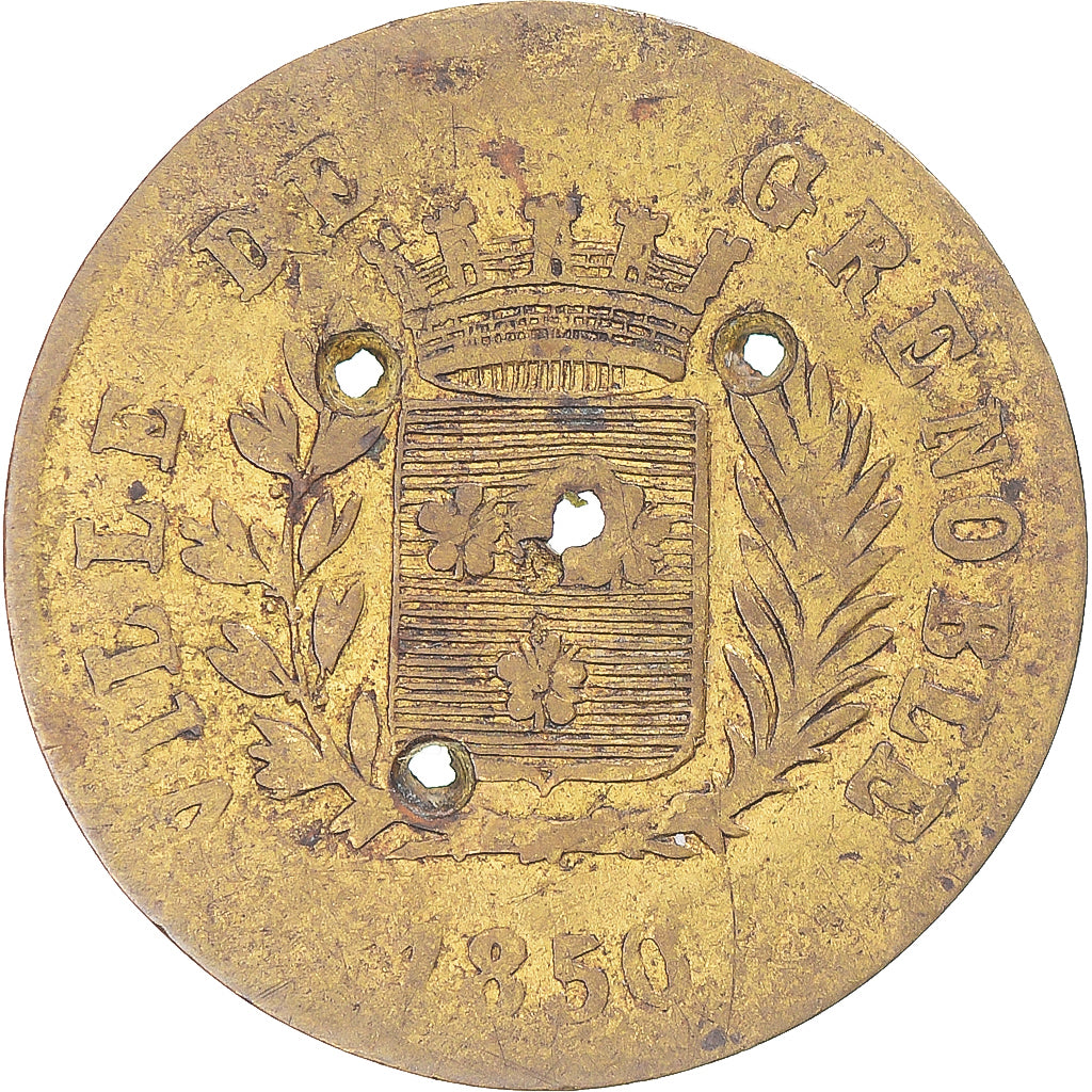ficha, Francia, Ville de Grenoble, association alimentaire, Légumes, 1850