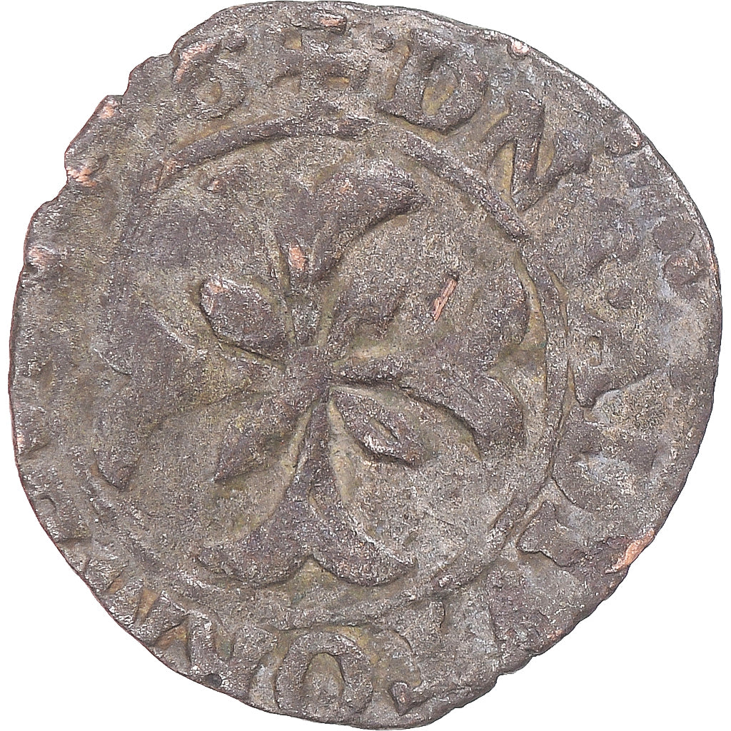 Moneda, Principado de Dombes, Marie de Bourbon-Montpensier, Liard, 1615