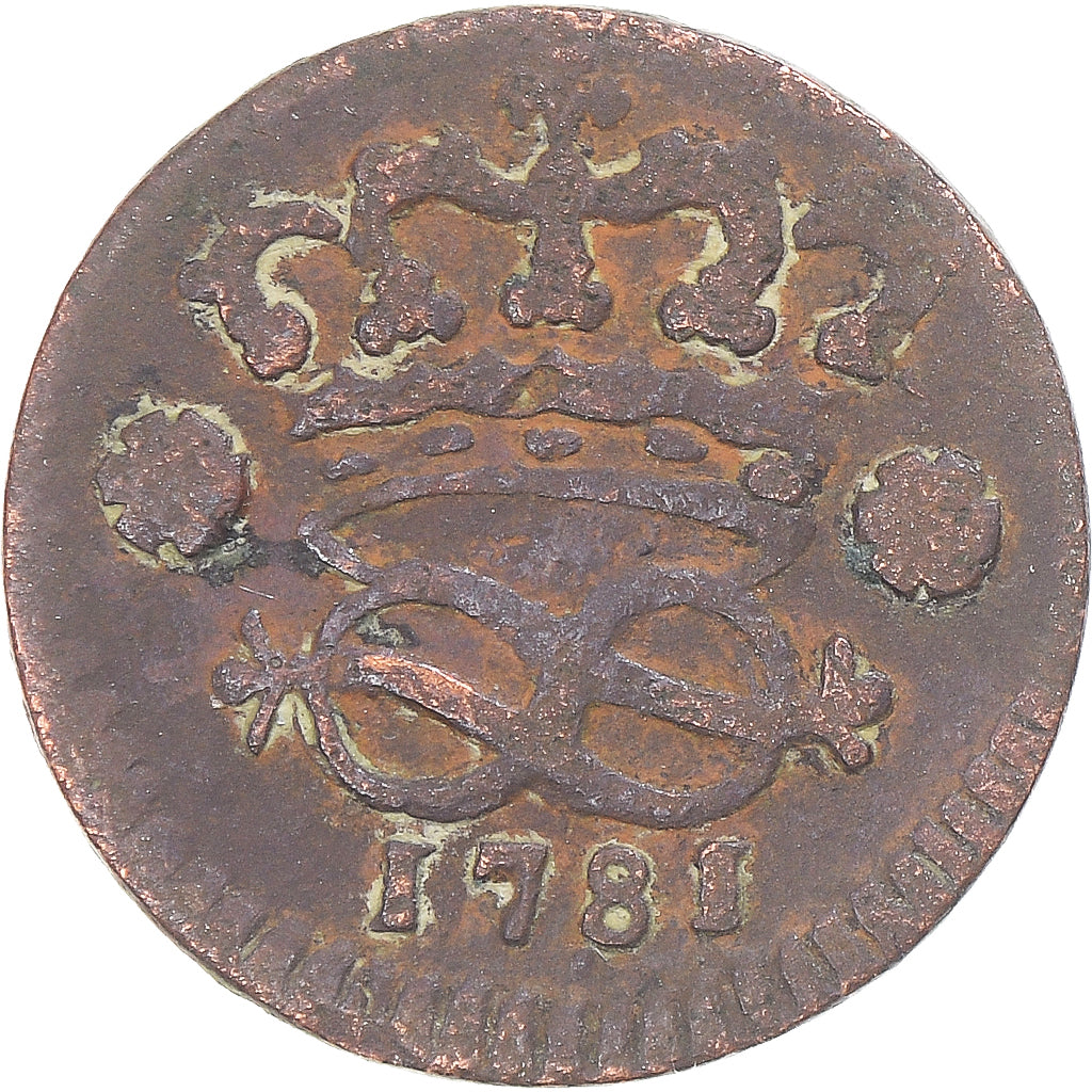 Moneda, Italia, Duché de Savoie, Vittorio Amedeo III, 2 Denari, 1781, Torino