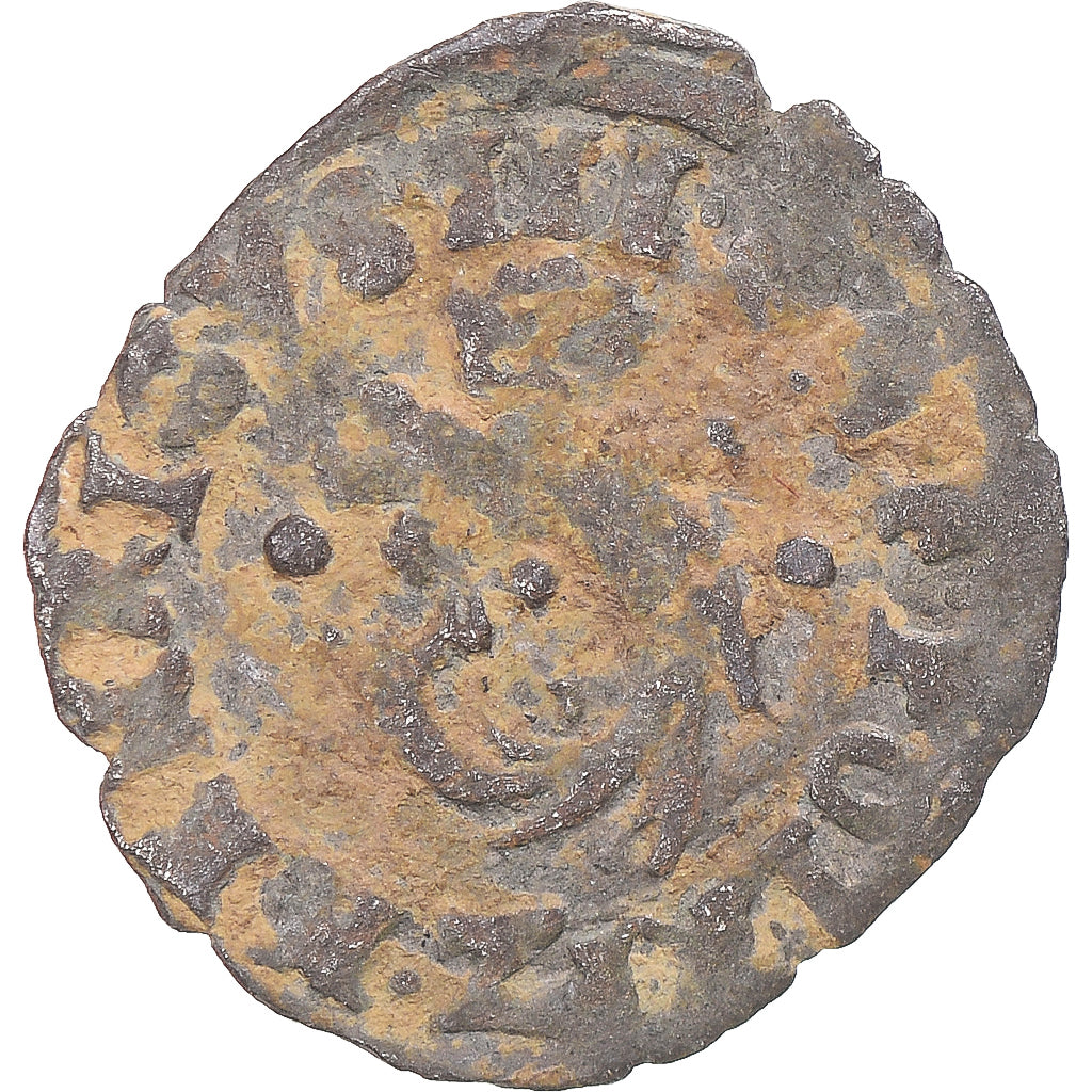 Munten, Frankrijk, Henri III, Liard du Dauphiné, 1577, Grenoble, FR, Billon
