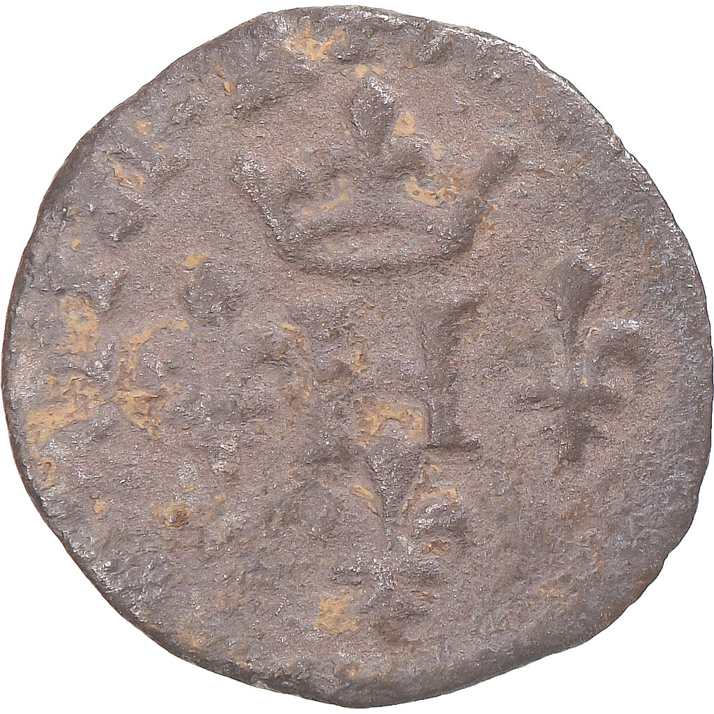 Münze, Fürstentum Dombes, Henri II de Montpensier, Liard, 1594-1610, Trévoux