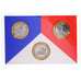 Coin, France, Coffret triptyque 3 x 10 frs., 1989, MDP, FDC, 614/2000