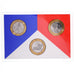 Moeda, França, Coffret triptyque 3 x 10 frs., 1989, MDP, FDC, 625/2000