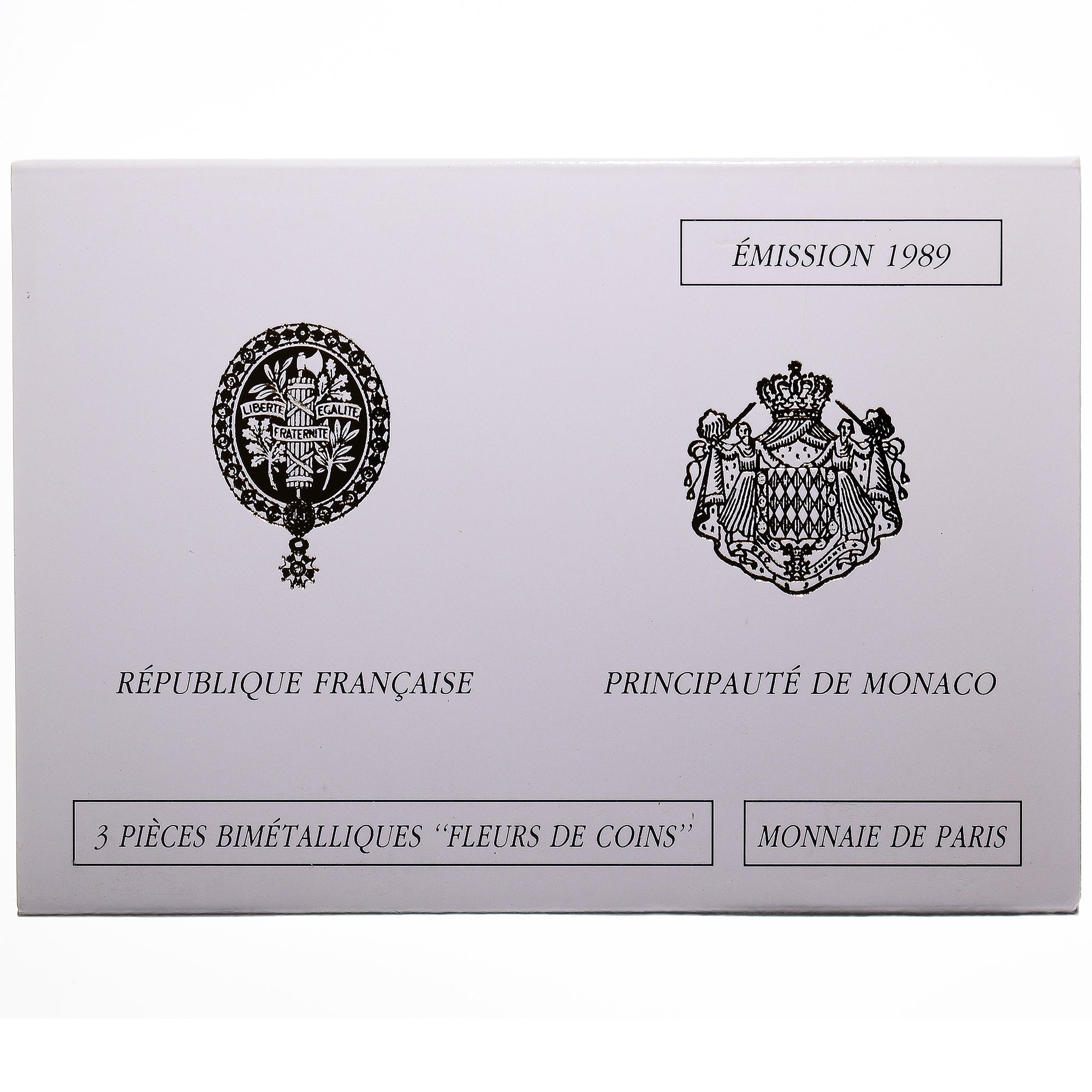 Moneta, Francia, Coffret triptyque 3 x 10 frs., 1989, MDP, FDC, 623/2000, FDC
