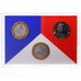 Moneta, Francia, Coffret triptyque 3 x 10 frs., 1989, MDP, FDC, 624/2000, FDC