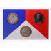 Moneta, Francia, Coffret triptyque 3 x 10 frs., 1989, MDP, FDC, 607/2000, FDC