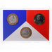 Moneta, Francia, Coffret triptyque 3 x 10 frs., 1989, MDP, FDC, 642/2000, FDC