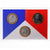 Moneta, Francia, Coffret triptyque 3 x 10 frs., 1989, MDP, FDC, 621/2000, FDC