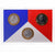 Moneta, Francia, Coffret triptyque 3 x 10 frs., 1989, MDP, FDC, 632/2000, FDC
