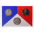 Monnaie, France, Coffret triptyque 3 x 10 frs., 1989, MDP, FDC, 628/2000, FDC
