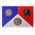 Moneta, Francia, Coffret triptyque 3 x 10 frs., 1989, MDP, FDC, 356/2000, FDC