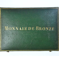 Coin, France, Louis-Philippe, Coffret "Monnaie de bronze", 1840, Paris, ESSAI