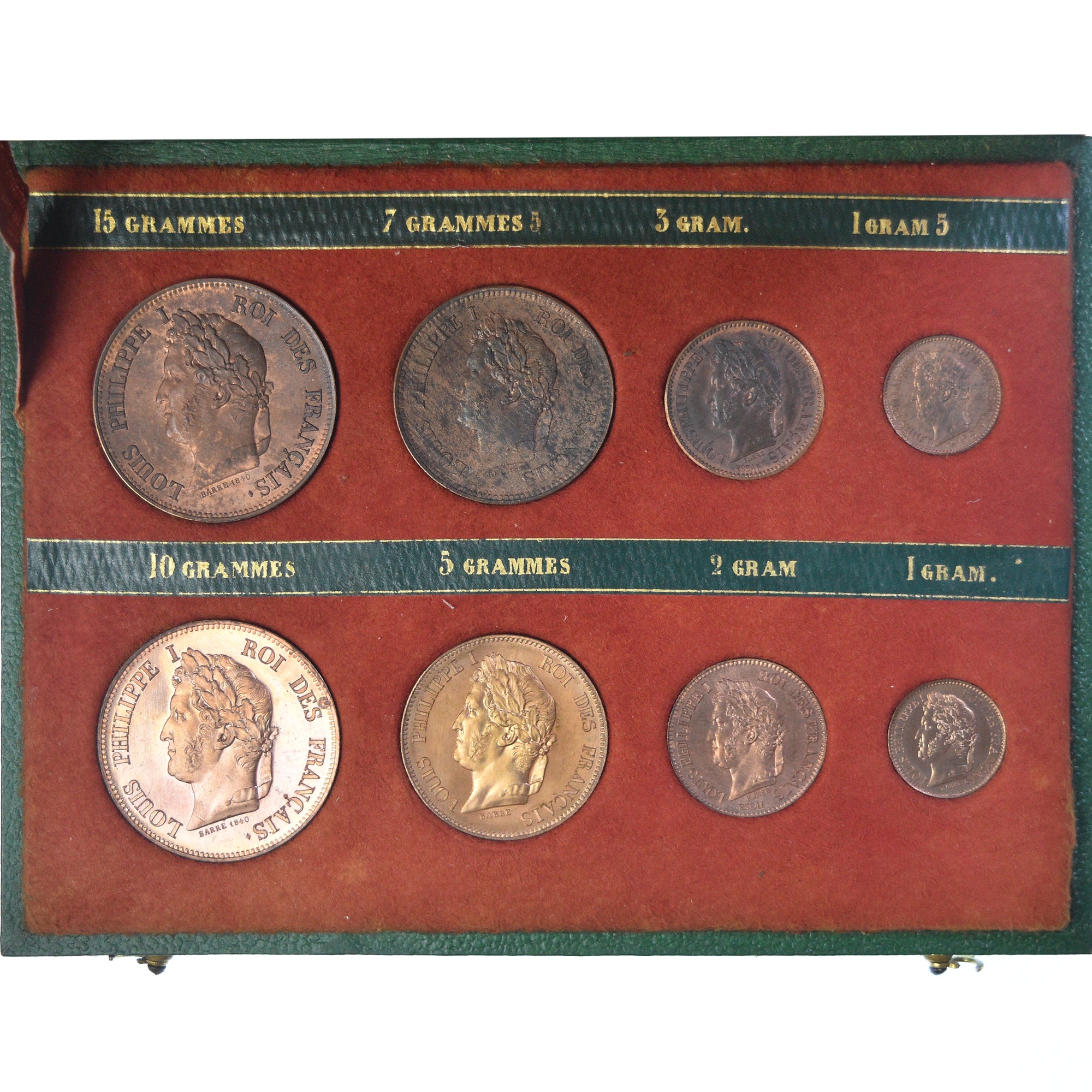 Coin, France, Louis-Philippe, Coffret 
