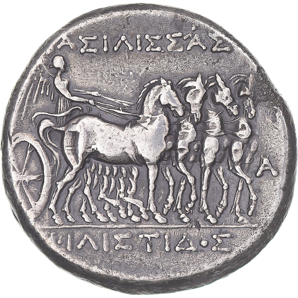 Sicily, Queen Philistis, Hieron II, 16 Litrai, ca. 275-215 BC, Syracuse, Silver