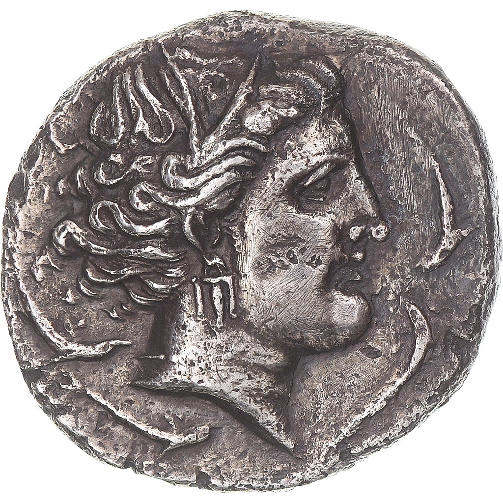 Sicily, Tetradrachm, ca. 350-300 BC, Lilybaion, Silver, EF(40-45), BMC:13