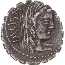 Postumia, Denarius Serratus, 81 BC, Rome, Silver, EF(40-45), Crawford:372/2
