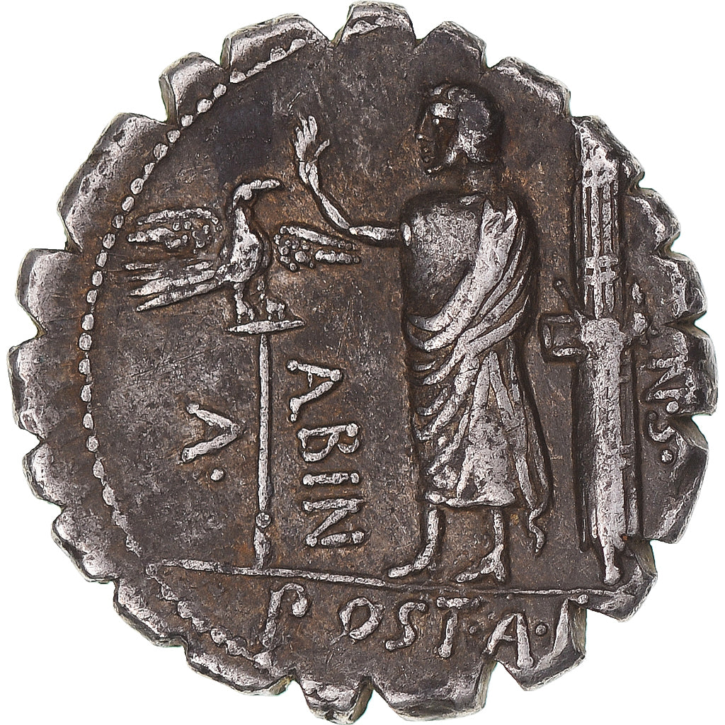 Postumia, Denarius Serratus, 81 BC, Rome, Argento, BB, Crawford:372/2