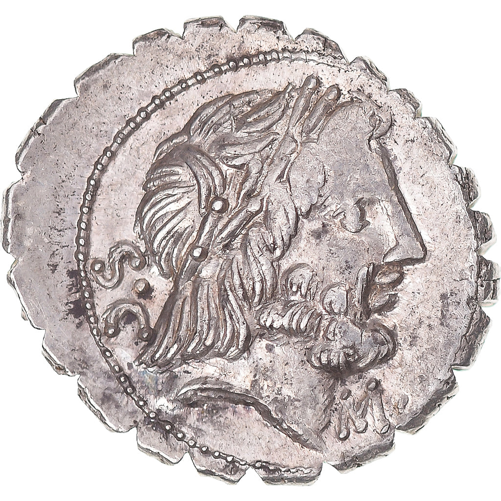 Antonia, Denarius Serratus, 83-82 BC, Rome, Silver, MS(60-62), Crawford:364/1c