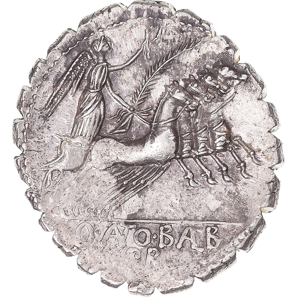 Antonia, Denarius Serratus, 83-82 BC, Rome, Silver, MS(60-62), Crawford:364/1c