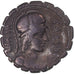 Coin, Aquillia, Denarius Serratus, 71 BC, Rome, VF(30-35), Silver, Sear:336
