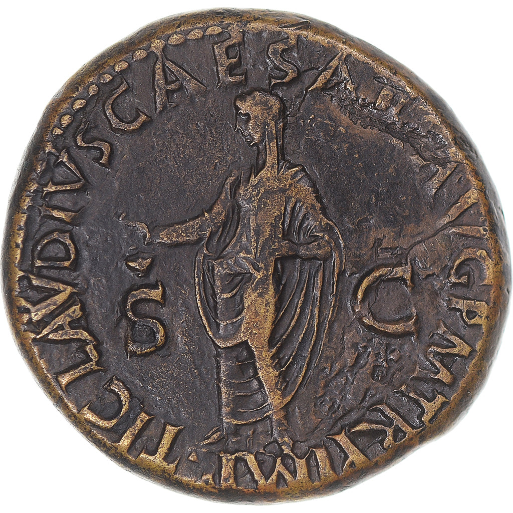 Moeda, Antonia, Dupondius, 41-45, Rome, EF(40-45), Bronze, RIC:92