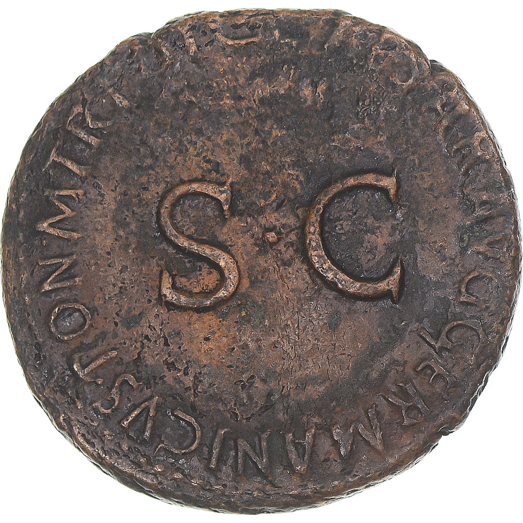 Germanicus, As, 37-38, Rome, Bronze, AU(50-53), RIC:35