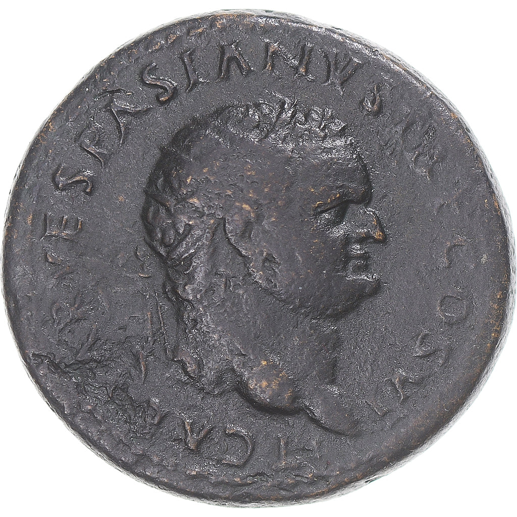 Titus, Dupondius, 77-78, Rome, Bronzo, BB